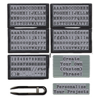 PEGZ V2 American Typewriter Font Connectable Alphabet Stamp Trays cu-v265753