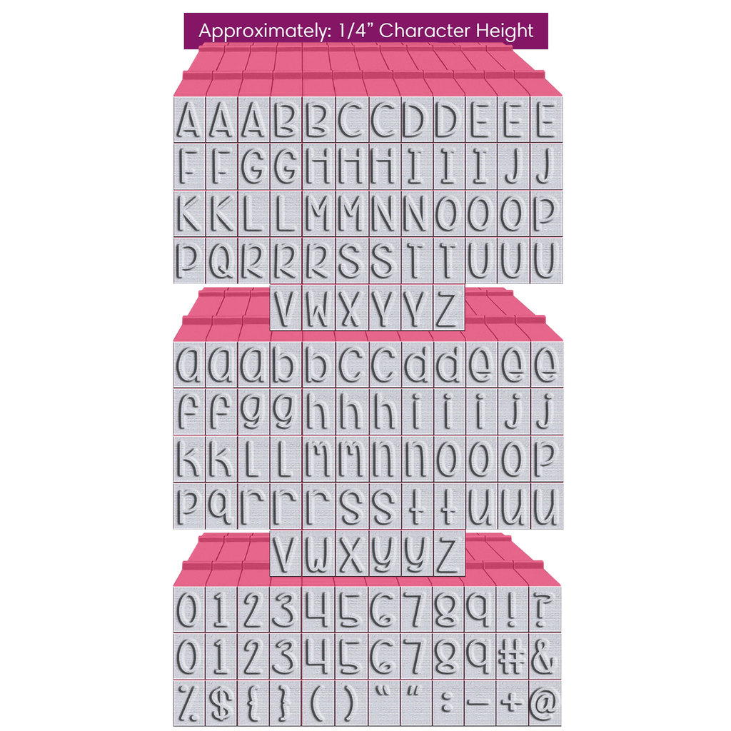 PEGZ V2 Curvy Girl Font Connectable Alphabet Stamps cu-v263810 Alternate Image