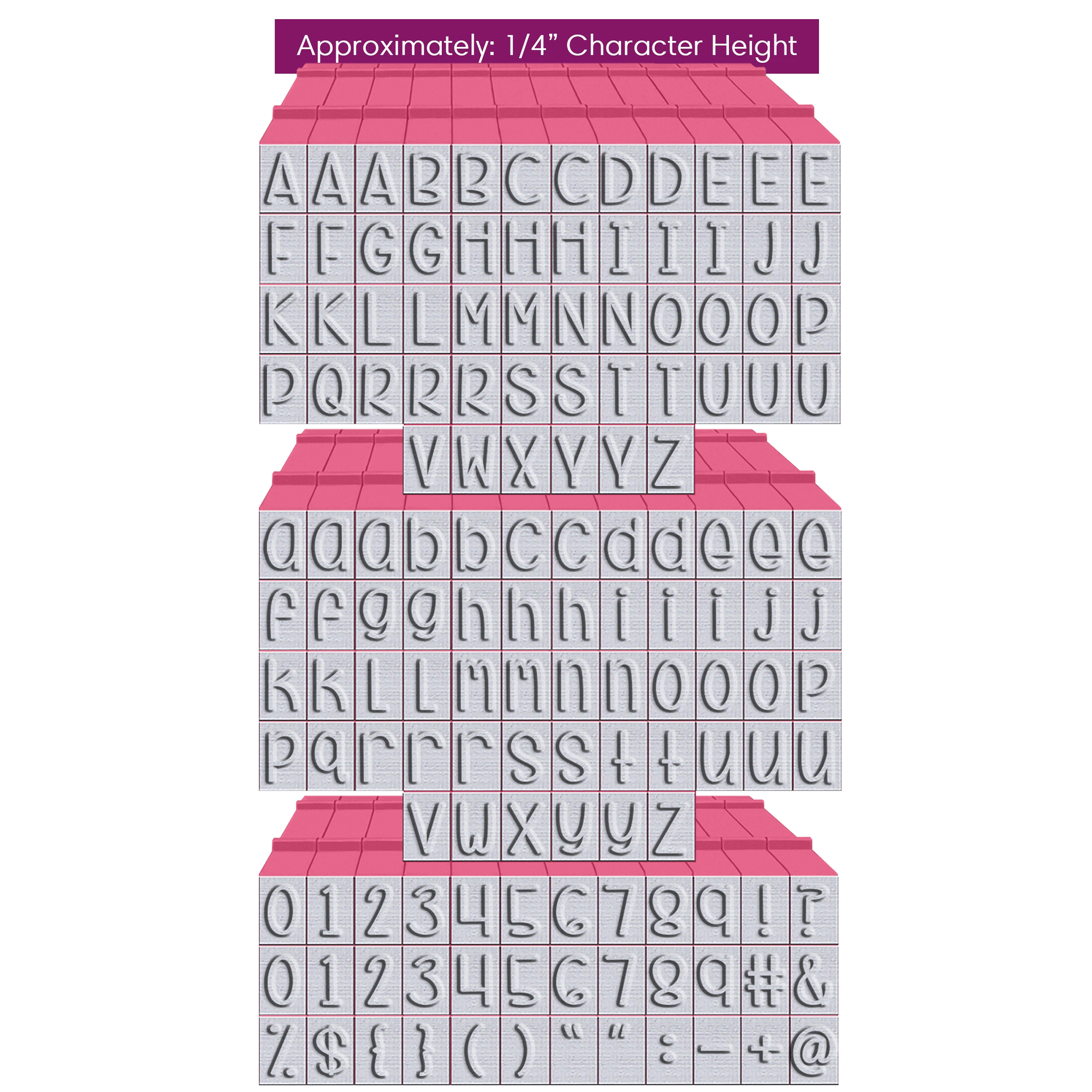PEGZ V2 Curvy Girl Font Connectable Alphabet Stamps cu-v263810 Alternate Image