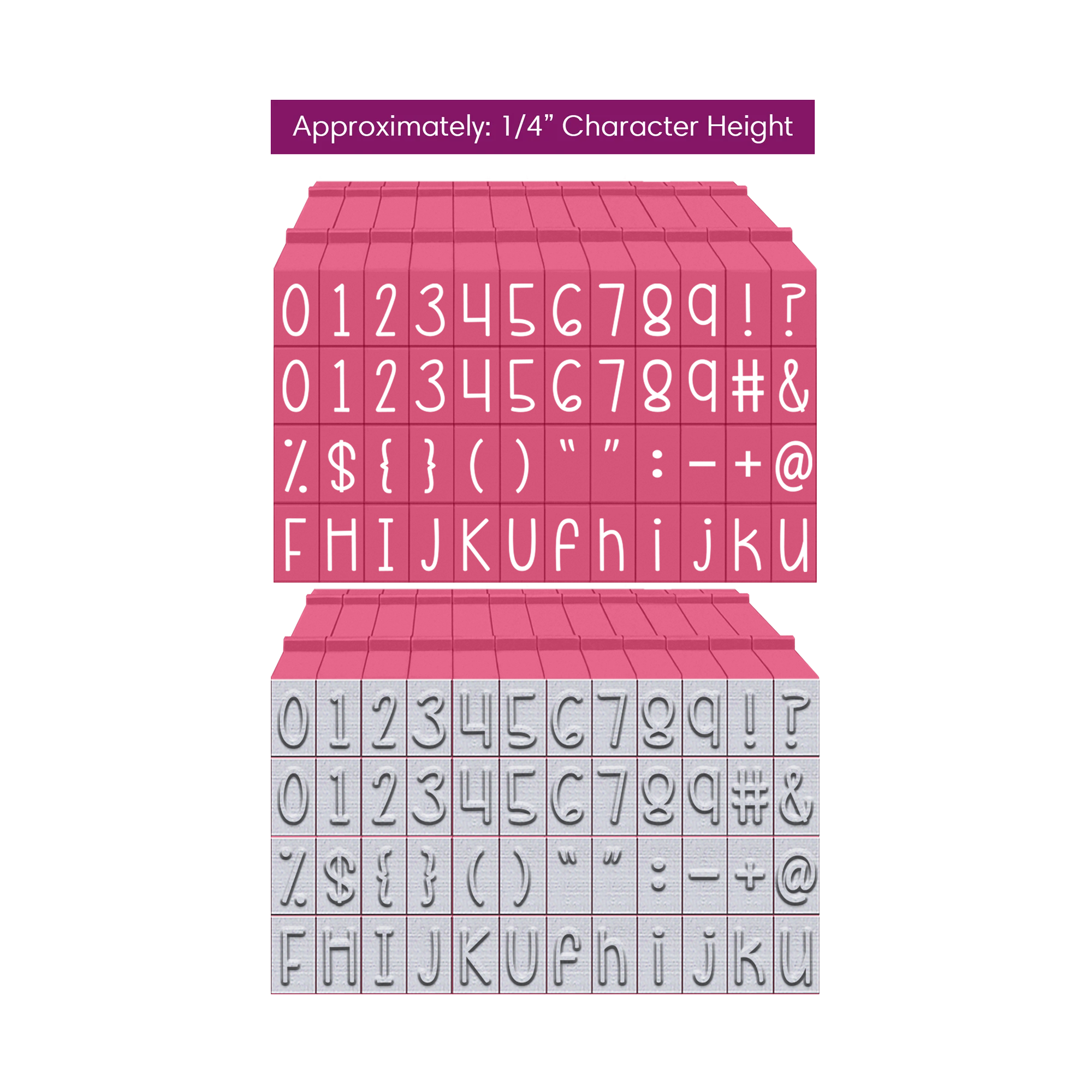 PEGZ V2 Numbers And Symbols Curvy Girl Font Connectable Alphabet Stamps cu-v263797