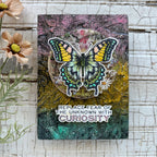 Tim Holtz Perspective Stamps with Simon Says Stamp Dies Bundle setps25 Curiosity Card | color-code:ALT03