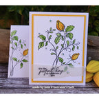 PinkFresh Studio IRIDESCENT Color Drops pf090es Floral Perfect Day Card | color-code:ALT10