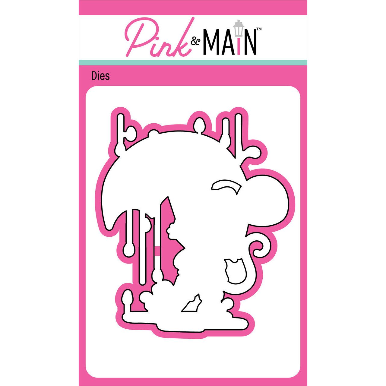 PInk and Main April Mouse Clear Stamp and Die Set product image 2