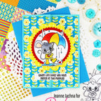 PInk and Main April Mouse Clear Stamp and Die Set umbrella