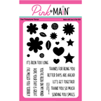 Pink and Main Sweet Posies Clear Stamps PM0595