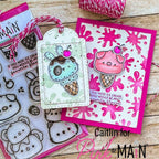 Pink and Main Favorite Flavor Dies pnm641 ice cream cones