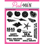 Pink and Main Shell-ebrate Clear Stamps PM0623