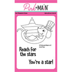 Pink and Main June Pup Clear Stamps PM0632