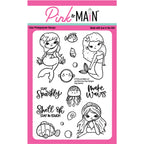 Pink and Main Stay Sparkly Clear Stamps pm0701