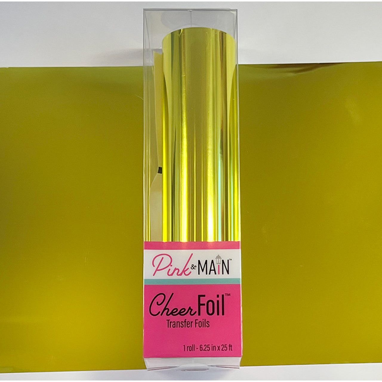Pink and Main Lime CheerFoil Roll PMF091