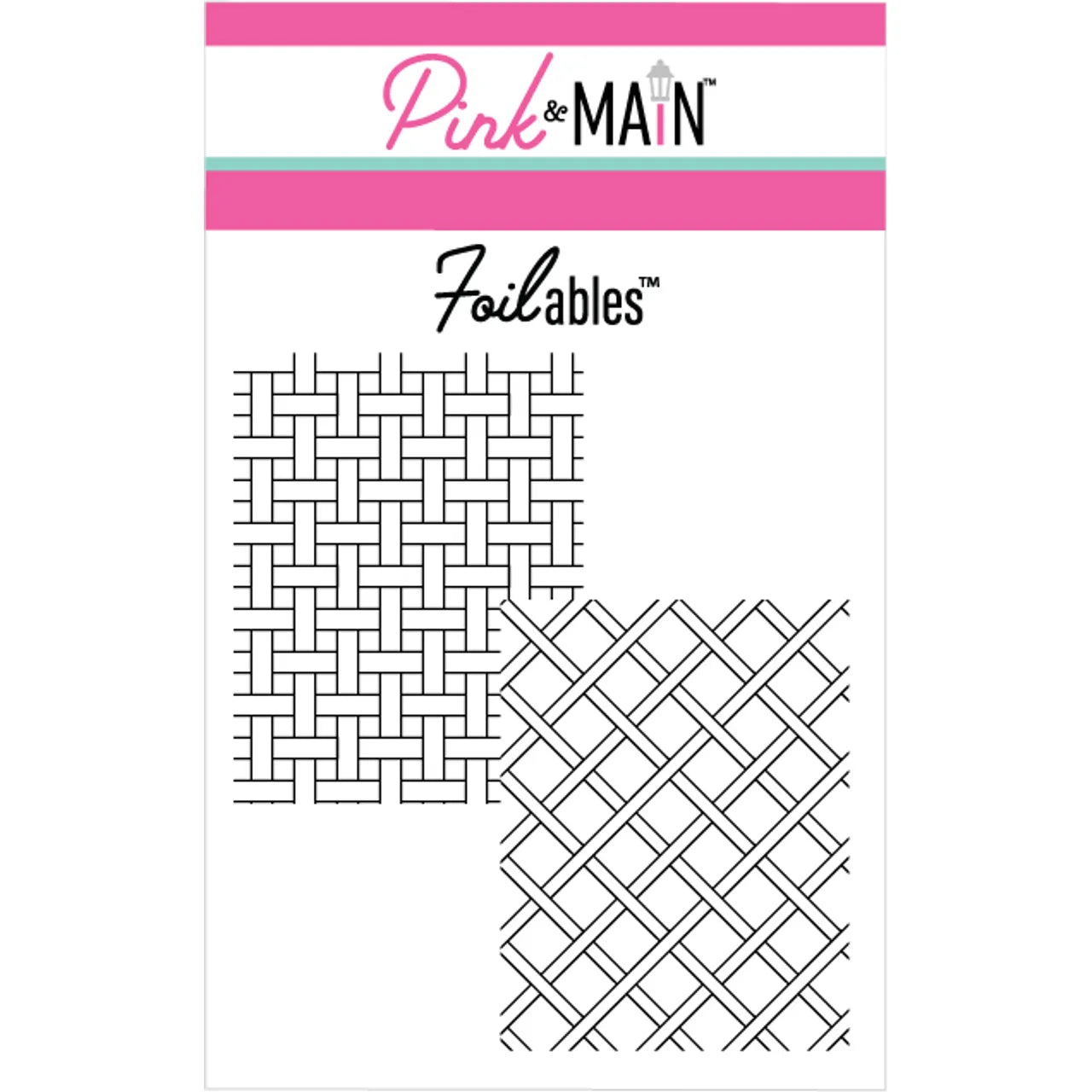 Pink and Main Woven Foilable Panels PMF097