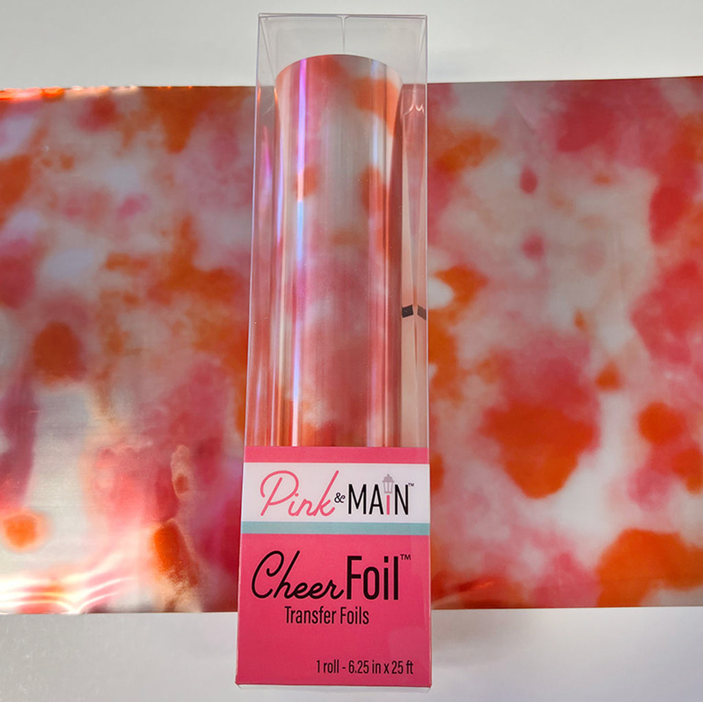 Pink and Main Watercolor Warm CheerFoil Roll PMF099