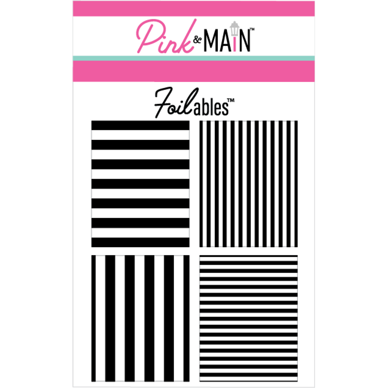 Pink and Main Many Stripes Foilables Panels PMF106