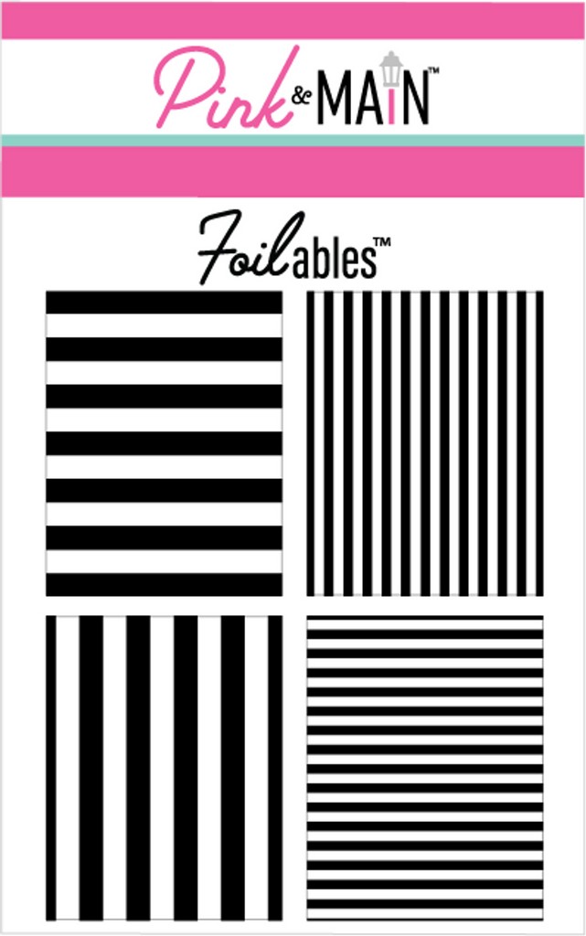 Pink and Main Many Stripes Foilables Panels PMF106