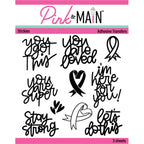 Pink and Main Stay Strong Adhesive Transfer Stickies PMF108