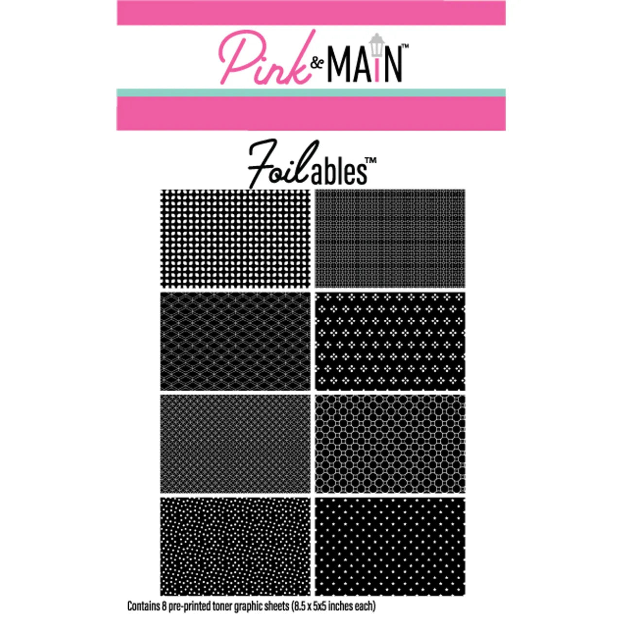 Pink and Main Bold Backgrounds Foilable Sheets pmf184