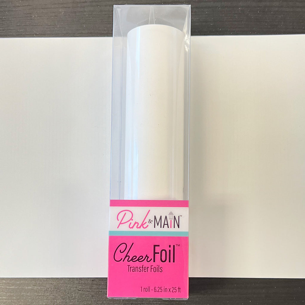 Pink and Main White CheerFoil Roll pmf212