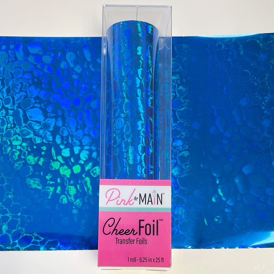 Pink and Main Pebbles Blue CheerFoil Roll pmf215