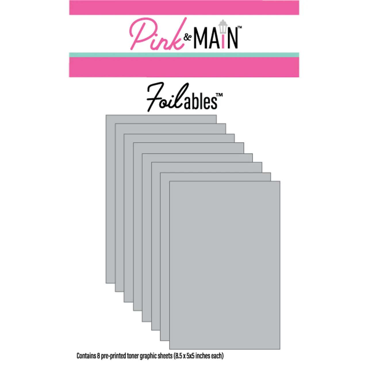 Pink and Main Silver Toner Sheets pmf219