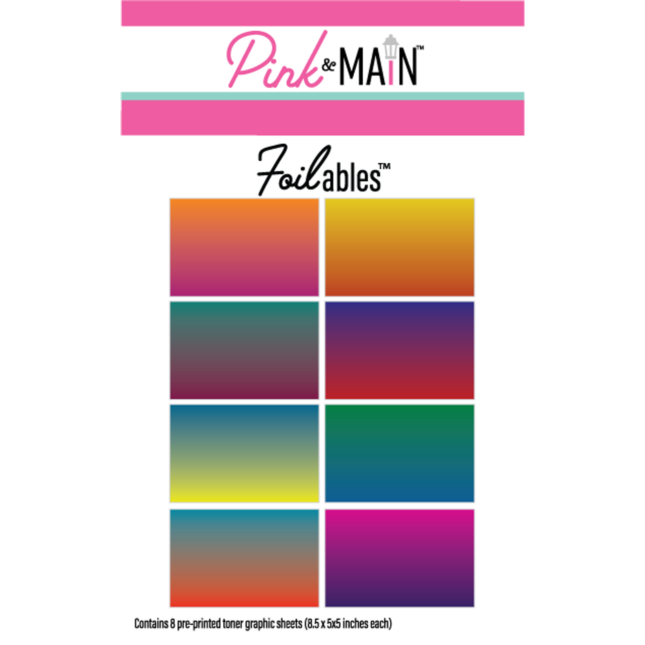 Pink and Main Two Tone Toner Sheets pmf237