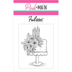 Pink and Main Floral Cake Foilables Panels pmf308