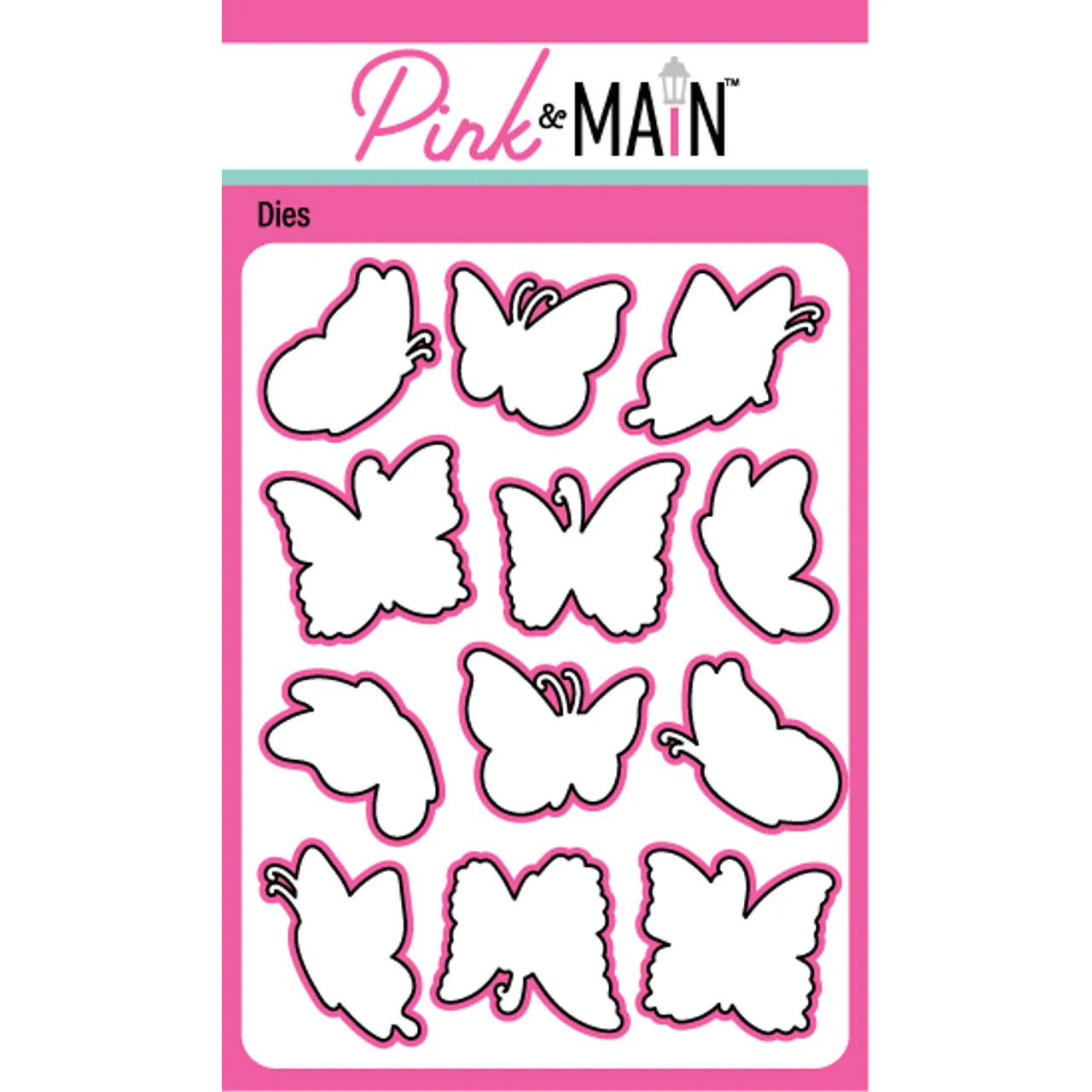 Pink and Main Seasonal Butterflies Dies pnm626