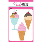 Pink and Main Ice Cream Dies pnm646
