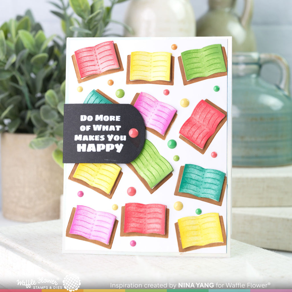 Waffle Flower Pet Thoughts Clear Stamps 421535 do what makes you happy