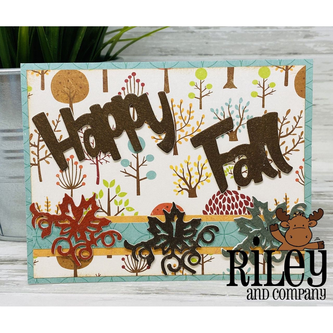 Riley And Company Cut Ups Happy Fall dies rd589 happy fall
