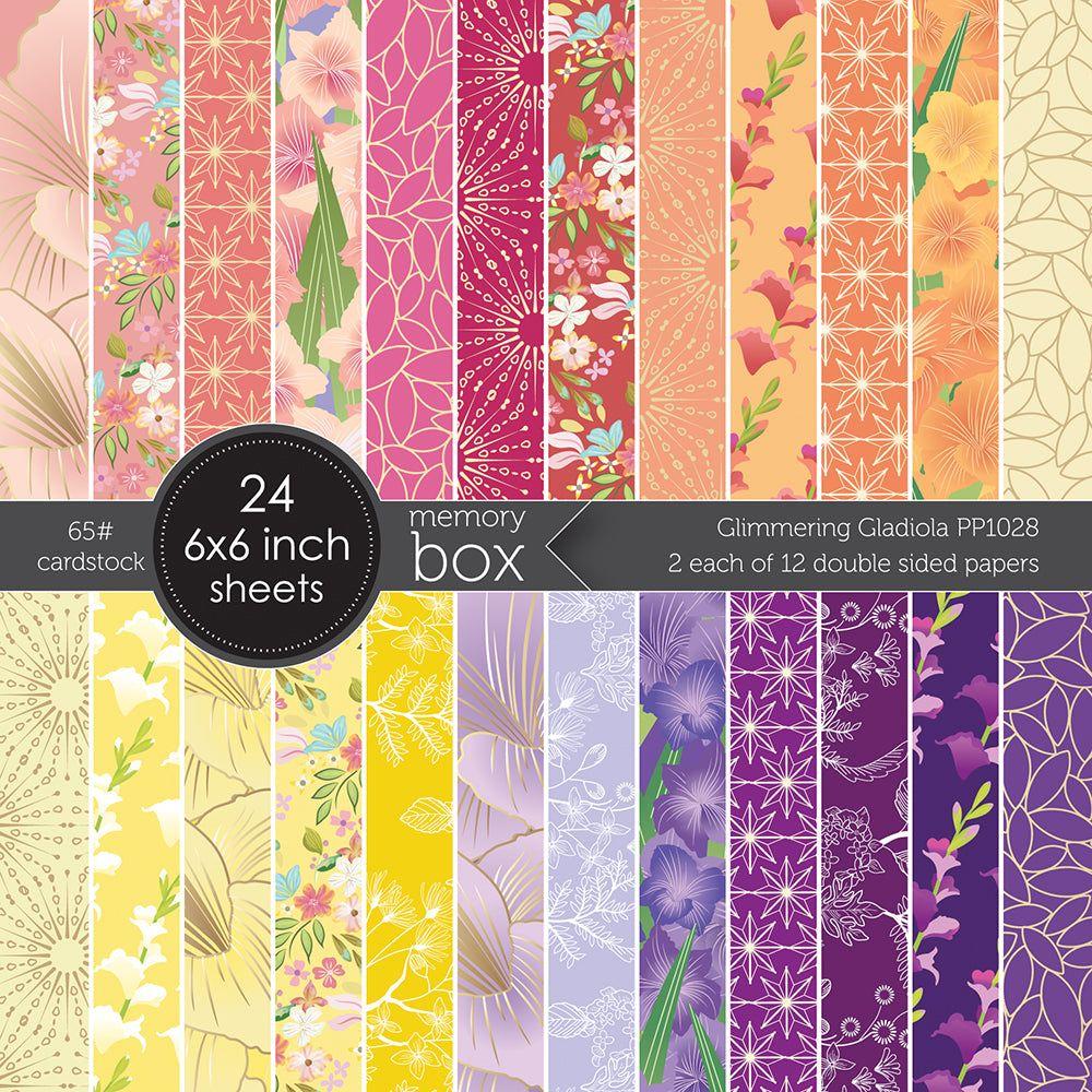 Glimmering Gladiola 6x6 paper pack Glimmering Gladiola 6x6 paper pack