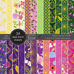 Memory Box Brilliant Fuchsia 6x6 Paper Pack pp1030