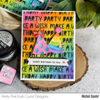 Pretty Pink Posh Pierced Stars Plate Die make a wish | color-code:ALT02