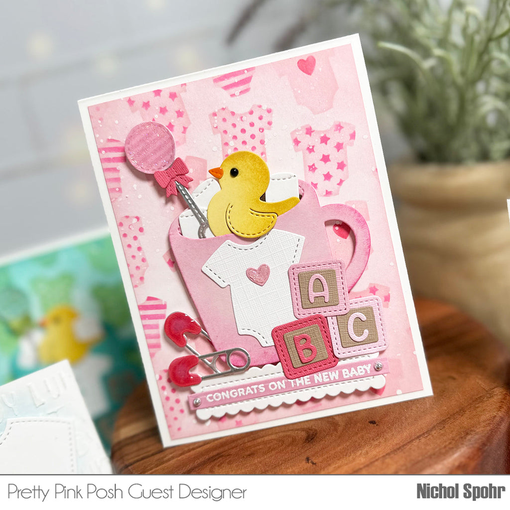 Pretty Pink Posh Baby Mug Additions Dies new baby | color-code:ALT01