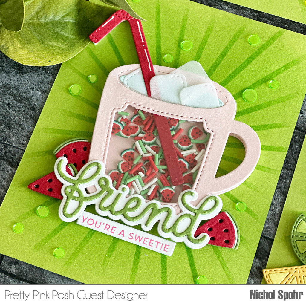 Pretty Pink Posh Watermelon Crush Clay Confetti Watermelon | color-code:ALT01