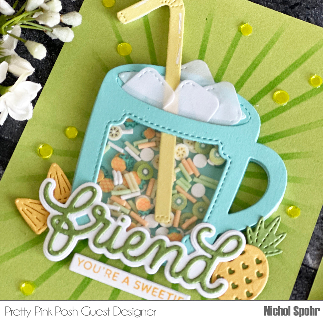 Pretty Pink Posh Fruit Salad Clear Stamps Friend | color-code:ALT01