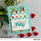 Pretty Pink Posh Interactive Cake Dies party | color-code:ALT03