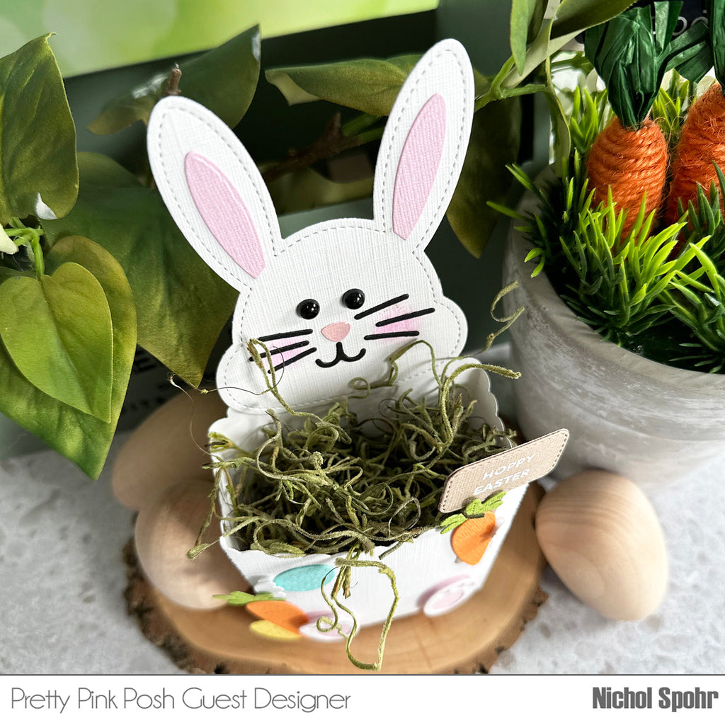 Pretty Pink Posh Birthday Treat Box Dies bunny box | color-code:ALT02