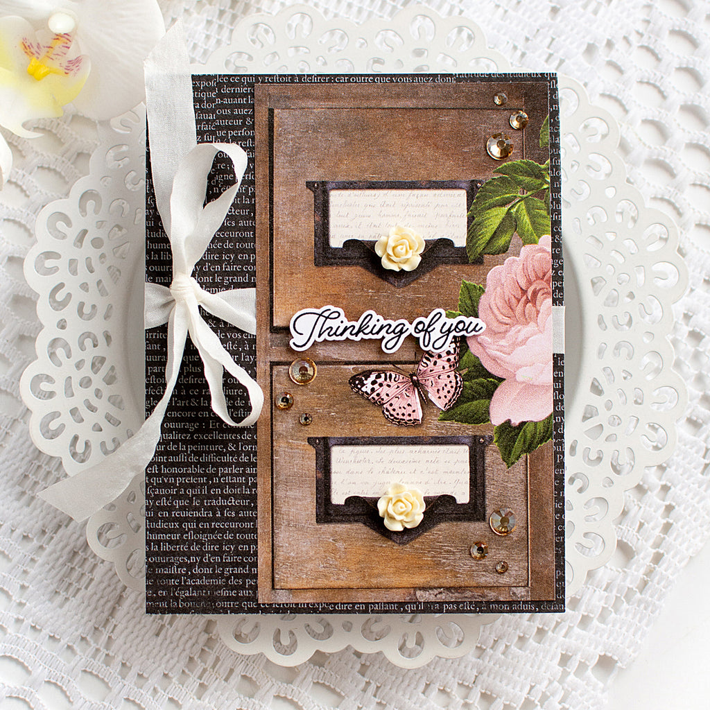 PREORDER Simon Says Stamp Card Kit of the Month May 2026 Long Stem Florals ck0526 Thinking of You Card Heather Hoffman | color-code:ALT14