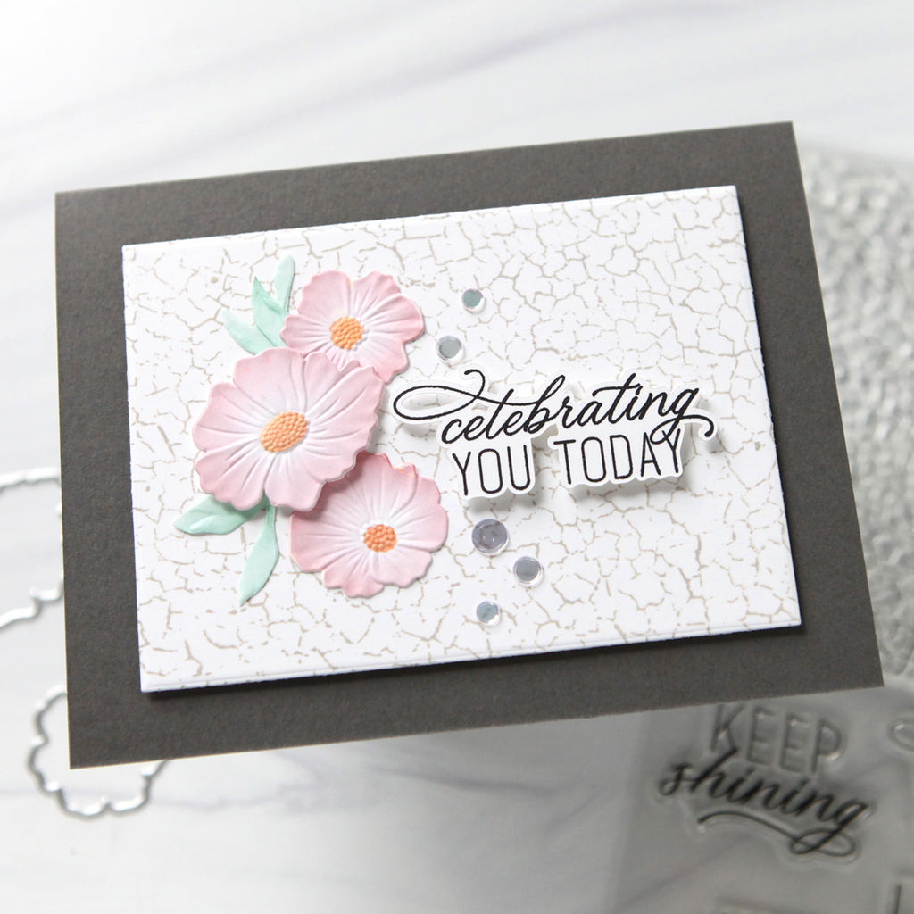 PREORDER Simon Says Stamp Card Kit of the Month September 2026 Simply Shabby ck0926 Cathy Zielske Soft Floral Birthday Card | color-code:ALT09