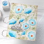 PREORDER Simon Says Stamp Card Kit of the Month September 2026 Simply Shabby ck0926 Cathy Zielske Soft Floral Just Because Card | color-code:ALT10