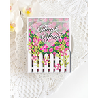 PREORDER Simon Says Stamp Garden Fence Wafer Dies 1517sdc In My Heart Thank You Card Heather Hoffman | color-code:ALT06