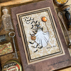 PREORDER Tim Holtz Cling Rubber Stamps Mini Bird Crazy and Things cms250 ghost | color-code:ALT01