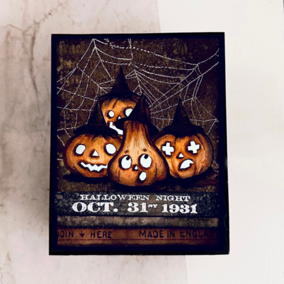 Tim Holtz Cling Rubber Stamps Pumpkinhead cms309 – Simon