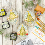 PREORDER Tim Holtz Cling Rubber Stamps Scribbly Christmas cms249 image 10