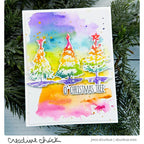 PREORDER Tim Holtz Cling Rubber Stamps Scribbly Christmas cms249 image 11