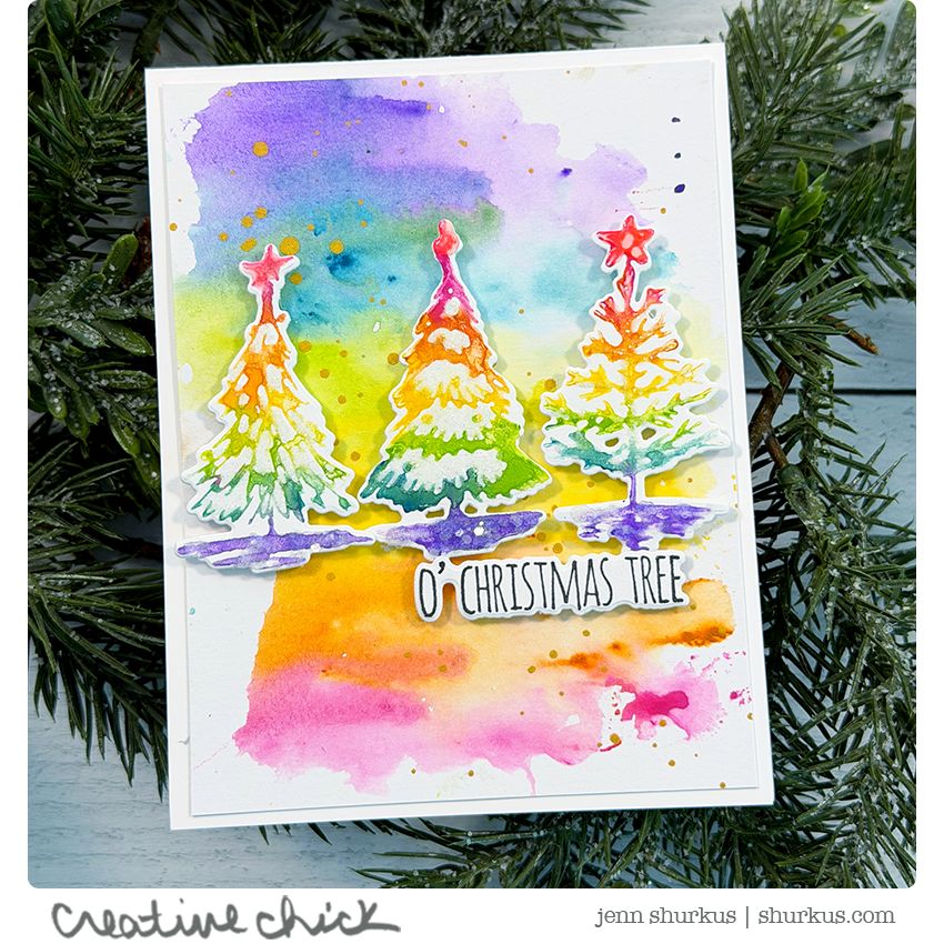 PREORDER Tim Holtz Cling Rubber Stamps Scribbly Christmas cms249 image 11