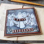 Tim Holtz Cling Rubber Stamps Spooky Spirits cms492