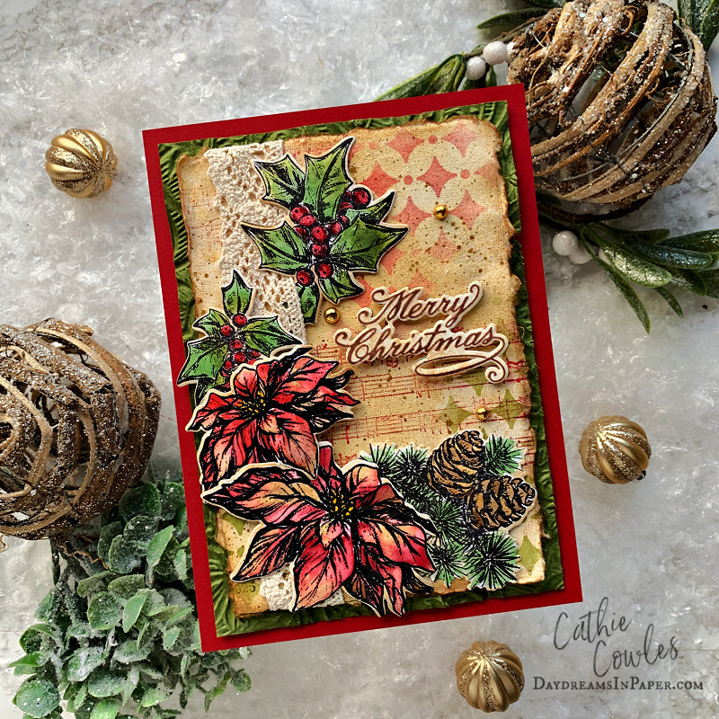 Tim Card Emails Tim Holtz Holiday Botanical Stamps with Simon Says Stamp Dies Bundle s