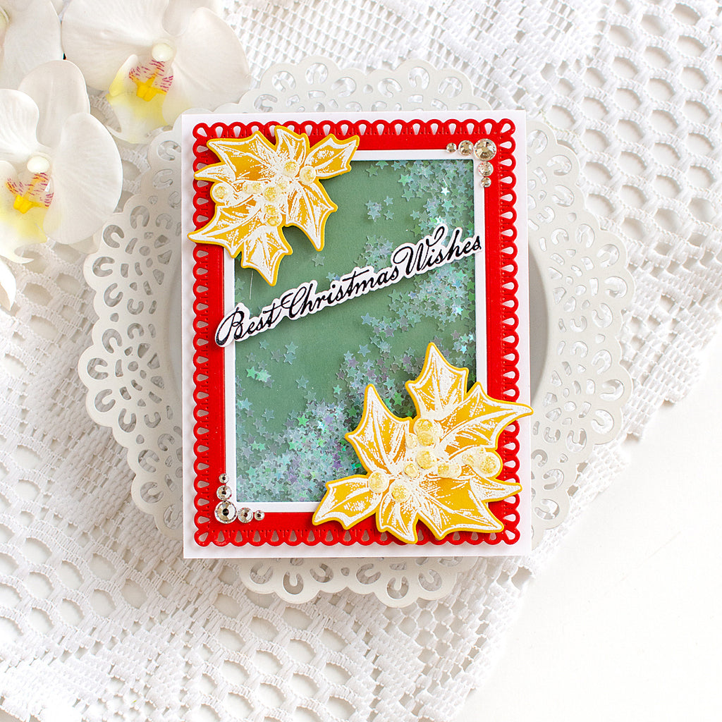 Rabbit Trinity Tim Holtz Holiday Botanical Stamps with Simon Says Stamp Dies Bundle s