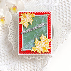 PREORDER Tim Holtz Holiday Botanical Stamps with Simon Says Stamp Dies Bundle setbo26 Heather Hoffman Vintage Holiday Shaker Card